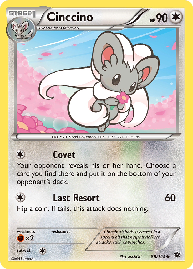 Cinccino (88/124) [XY: Fates Collide] | KingTCG.ca