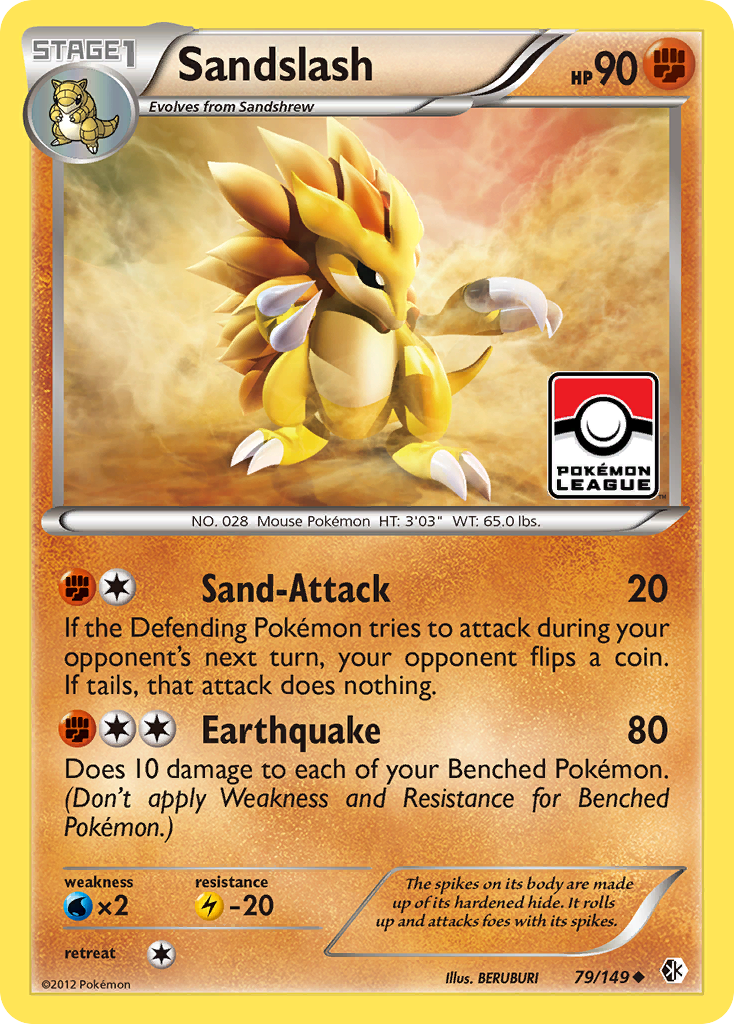 Sandslash (79/149) [Black & White: Boundaries Crossed] | KingTCG.ca