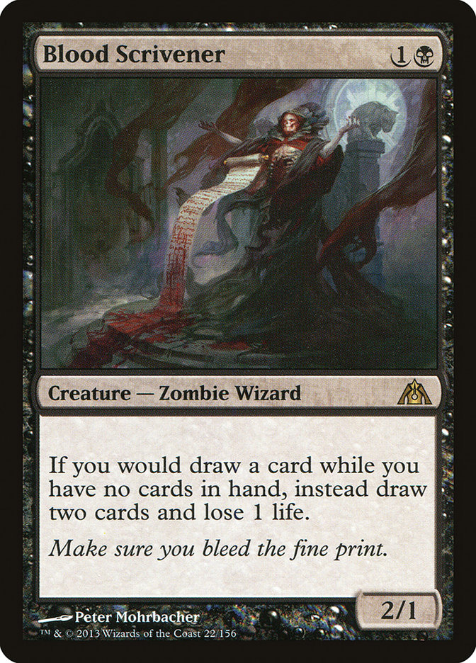 Blood Scrivener [Dragon's Maze] | KingTCG.ca