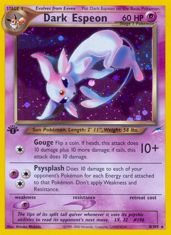 Dark Espeon (4/105) [Neo Destiny 1st Edition] | KingTCG.ca