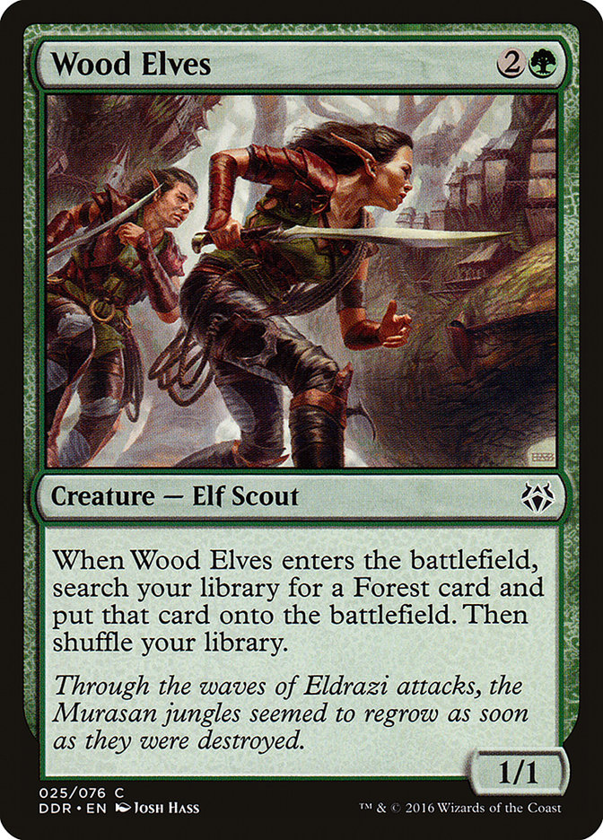 Wood Elves [Duel Decks: Nissa vs. Ob Nixilis] | KingTCG.ca