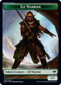 Elf Warrior // Koma's Coil Double-sided Token [Kaldheim Tokens] | KingTCG.ca