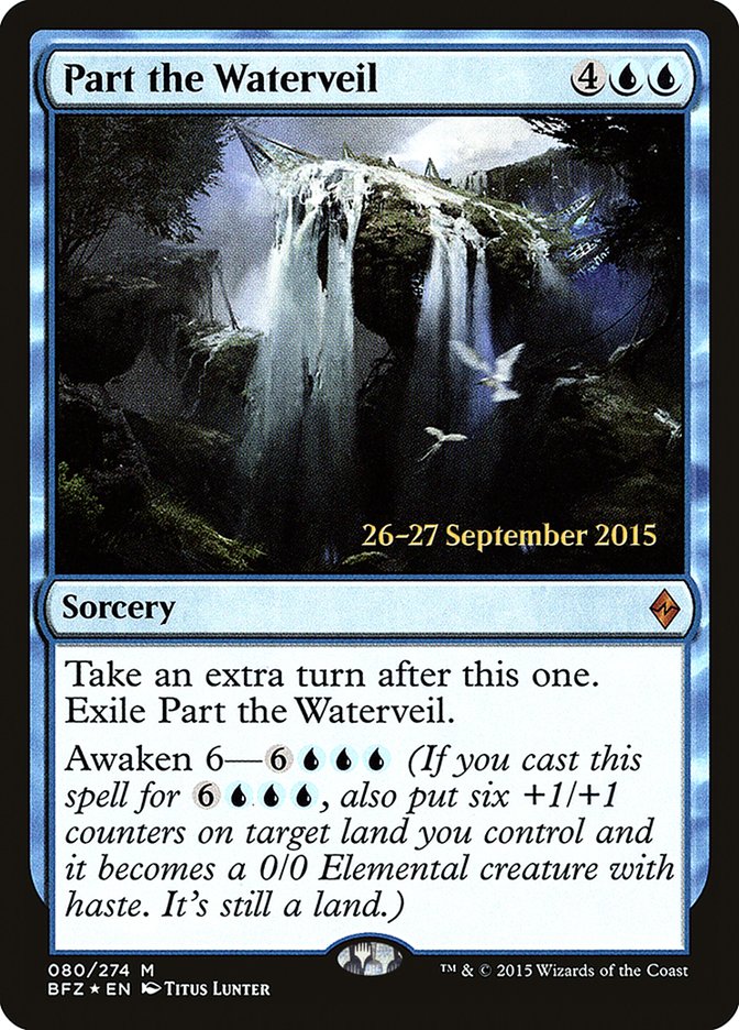 Part the Waterveil (Prerelease Promo) [Battle for Zendikar Prerelease Promos] | KingTCG.ca