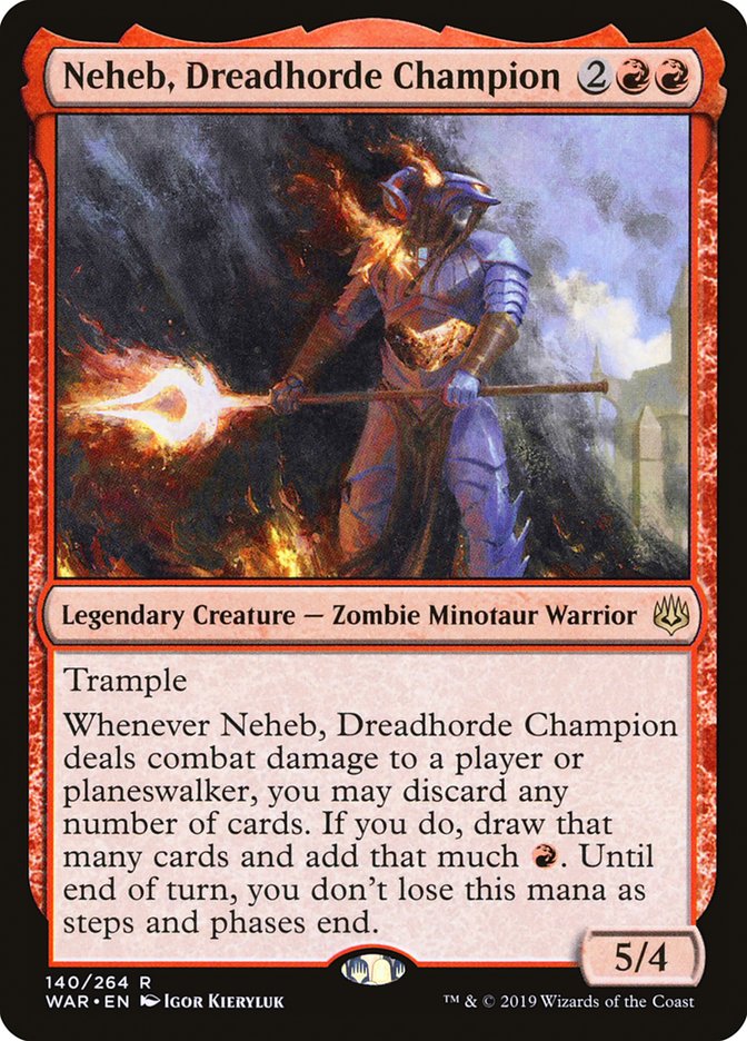 Neheb, Dreadhorde Champion [War of the Spark] | KingTCG.ca