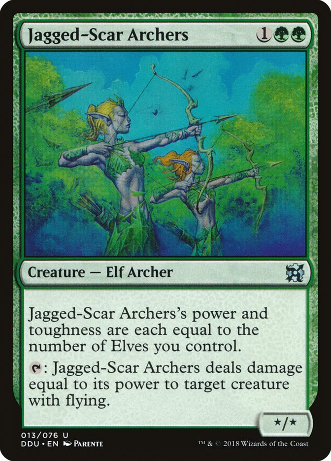 Jagged-Scar Archers [Duel Decks: Elves vs. Inventors] | KingTCG.ca