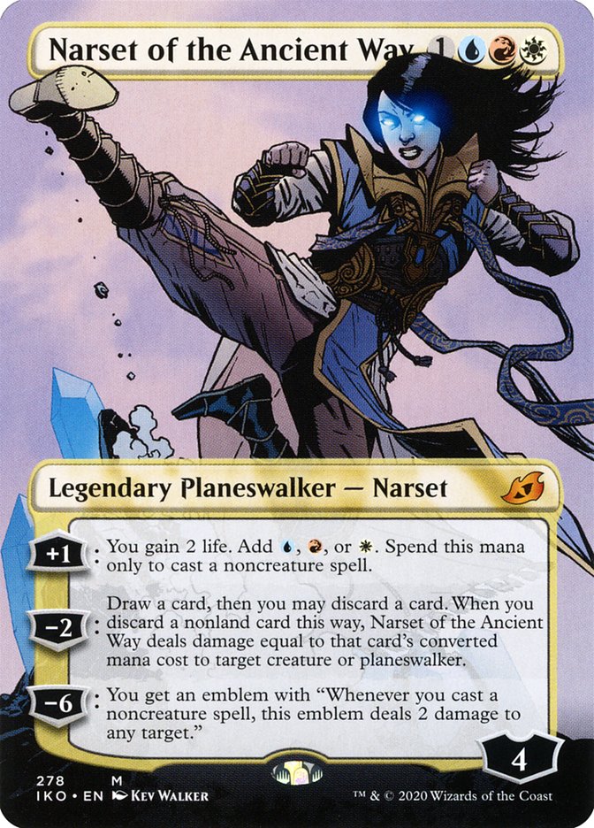 Narset of the Ancient Way (Borderless) [Ikoria: Lair of Behemoths] | KingTCG.ca