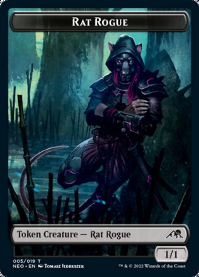 Rat Rogue Token [Kamigawa: Neon Dynasty Tokens] | KingTCG.ca