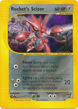 Rocket's Scizor (4) (Winner) [Best of Promos] | KingTCG.ca