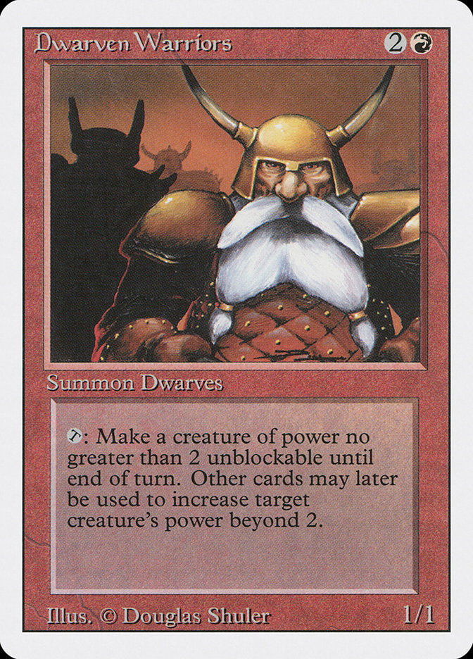 Dwarven Warriors [Revised Edition] | KingTCG.ca