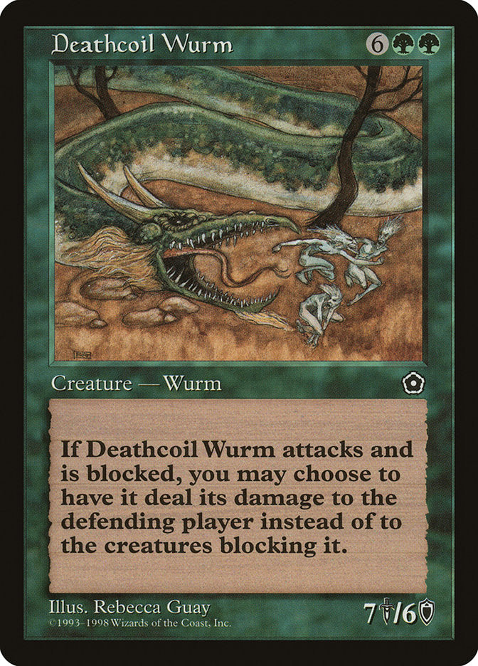 Deathcoil Wurm [Portal Second Age] | KingTCG.ca