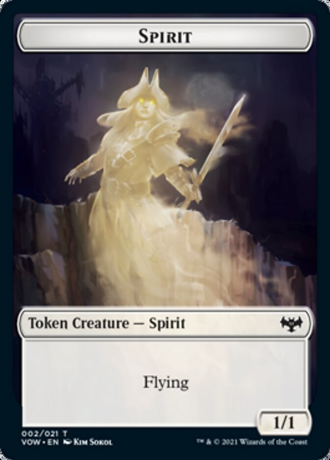 Spirit Token (002) [Innistrad: Crimson Vow Tokens] | KingTCG.ca