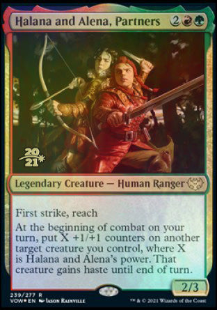 Halana and Alena, Partners [Innistrad: Crimson Vow Prerelease Promos] | KingTCG.ca