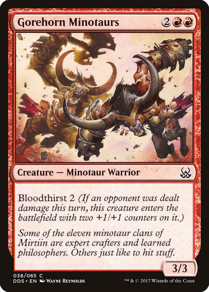 Gorehorn Minotaurs [Duel Decks: Mind vs. Might] | KingTCG.ca