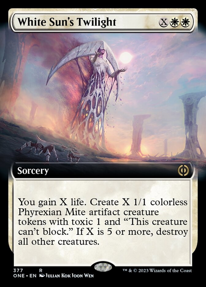 White Sun's Twilight (Extended Art) [Phyrexia: All Will Be One] | KingTCG.ca