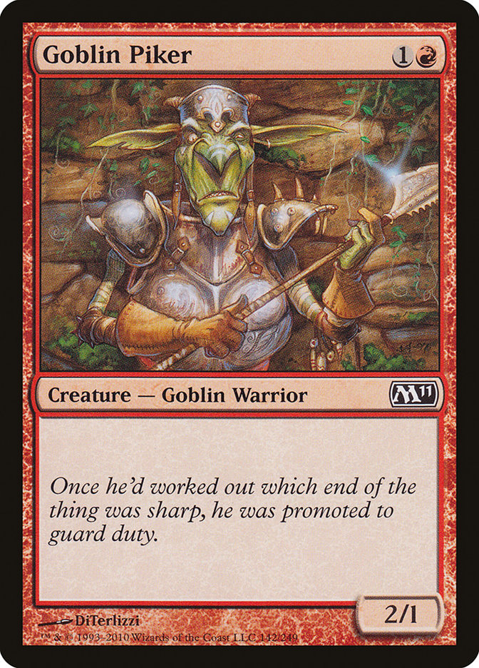 Goblin Piker [Magic 2011] | KingTCG.ca