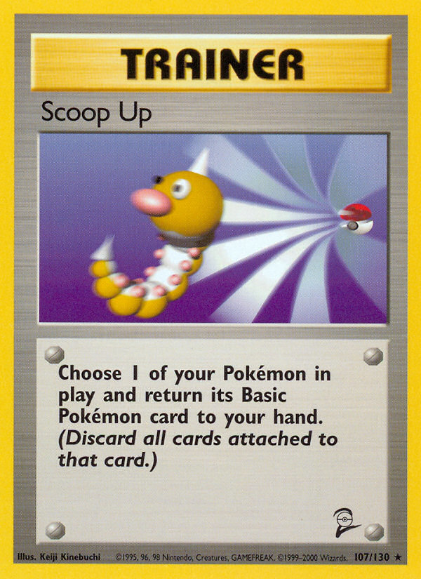 Scoop Up (107/130) [Base Set 2] | KingTCG.ca