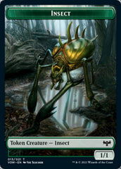 Insect // Slug Double-sided Token [Innistrad: Crimson Vow Tokens] | KingTCG.ca