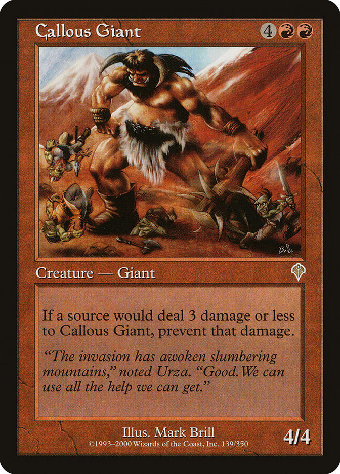 Callous Giant [Invasion] | KingTCG.ca