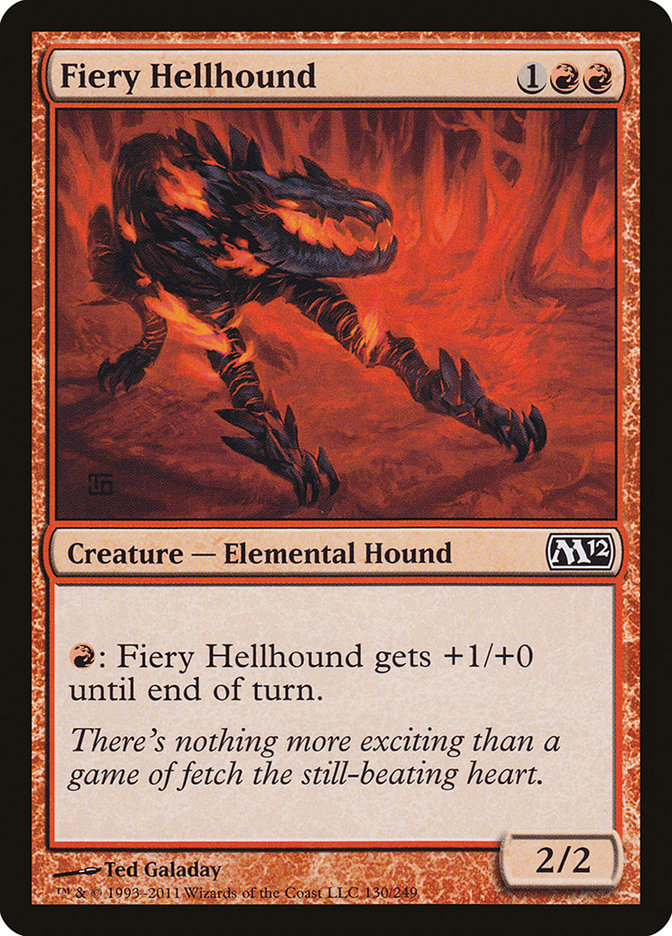 Fiery Hellhound [Magic 2012] | KingTCG.ca