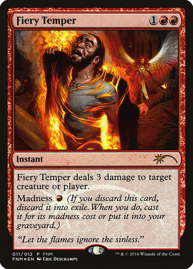 Fiery Temper [Friday Night Magic 2016] | KingTCG.ca