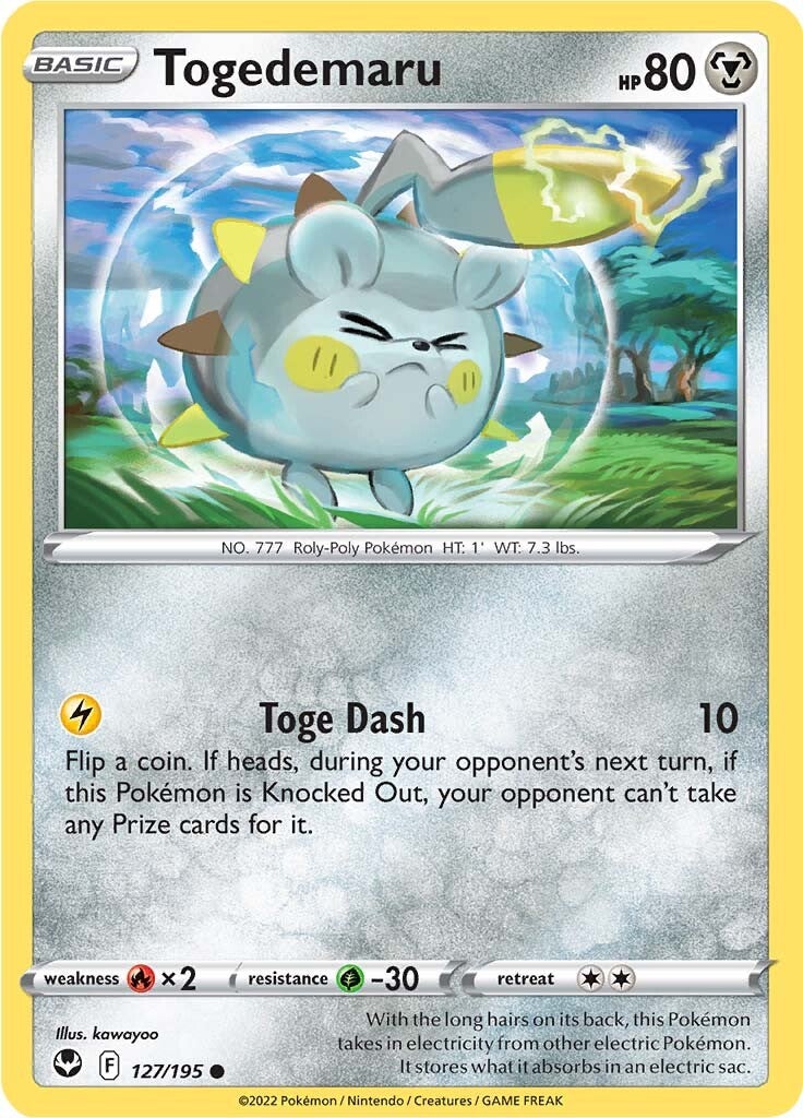 Togedemaru (127/195) [Sword & Shield: Silver Tempest] | KingTCG.ca