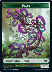 Plant // Treasure Double-sided Token [Kamigawa: Neon Dynasty Commander Tokens] | KingTCG.ca