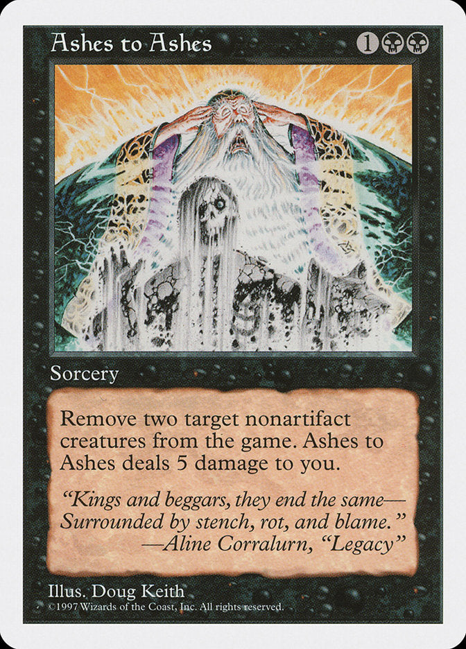 Ashes to Ashes [Fifth Edition] | KingTCG.ca