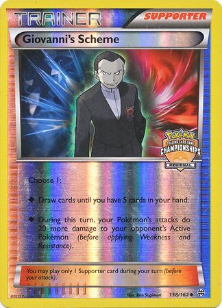 Giovanni's Scheme (138/162) (Championship Promo) [XY: BREAKthrough] | KingTCG.ca