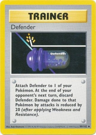 Defender (80/102) [Base Set (Shadowless)] | KingTCG.ca