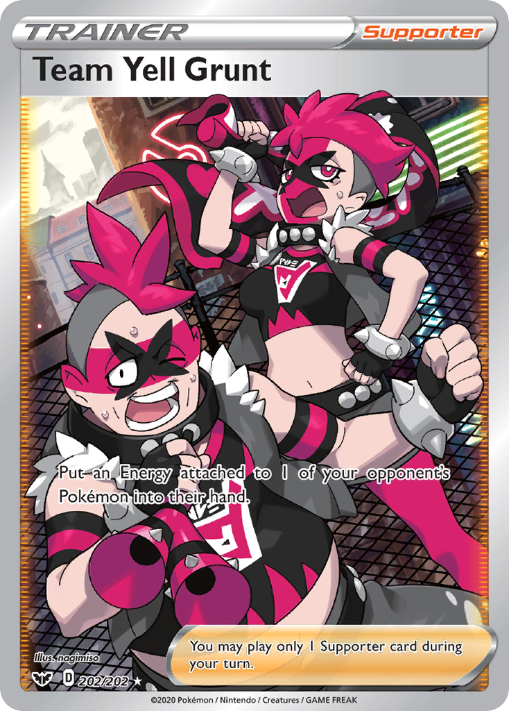 Team Yell Grunt (202/202) [Sword & Shield: Base Set] | KingTCG.ca