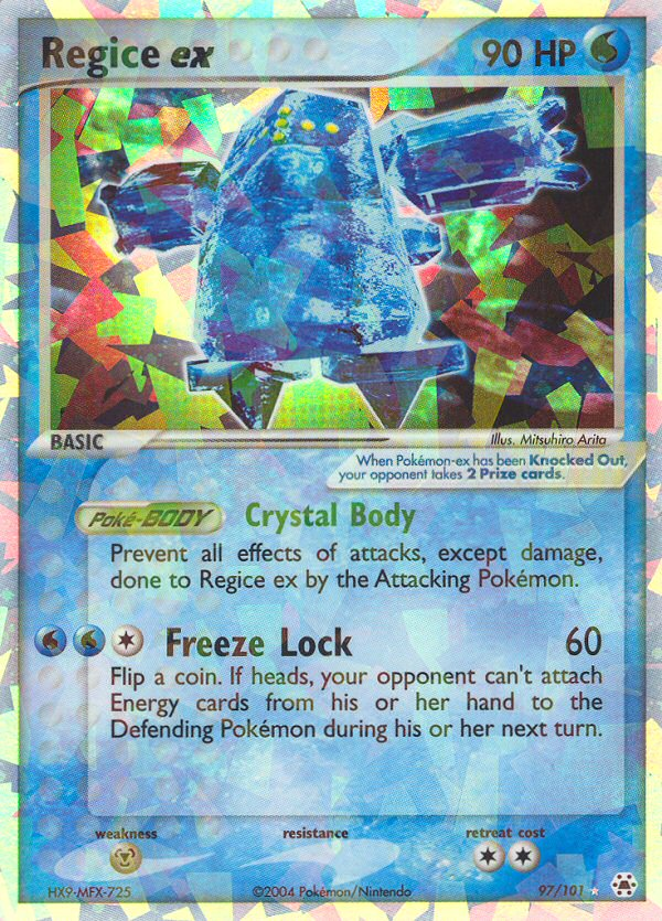 Regice ex (97/101) [EX: Hidden Legends] | KingTCG.ca