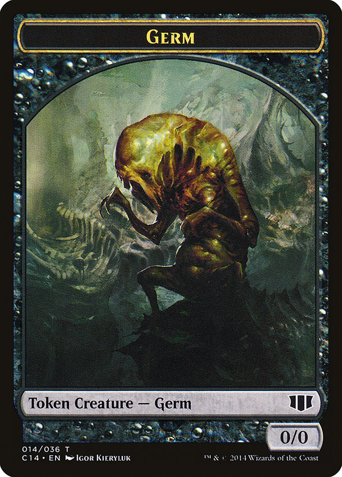 Stoneforged Blade // Germ Double-sided Token [Commander 2014 Tokens] | KingTCG.ca