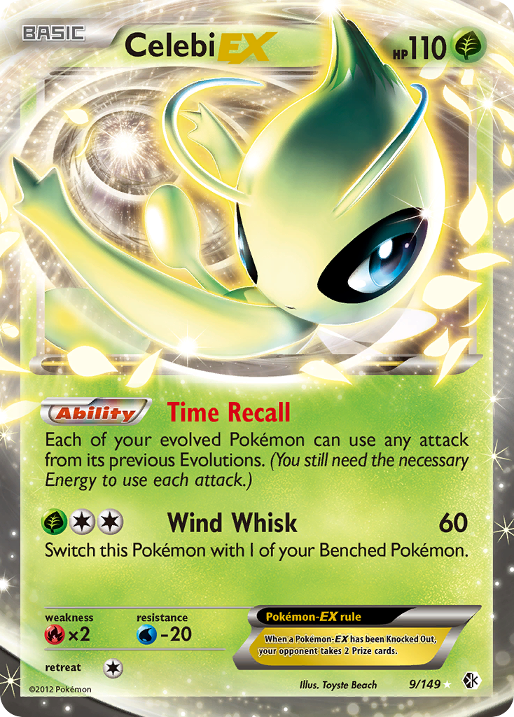 Celebi EX (9/149) [Black & White: Boundaries Crossed] | KingTCG.ca