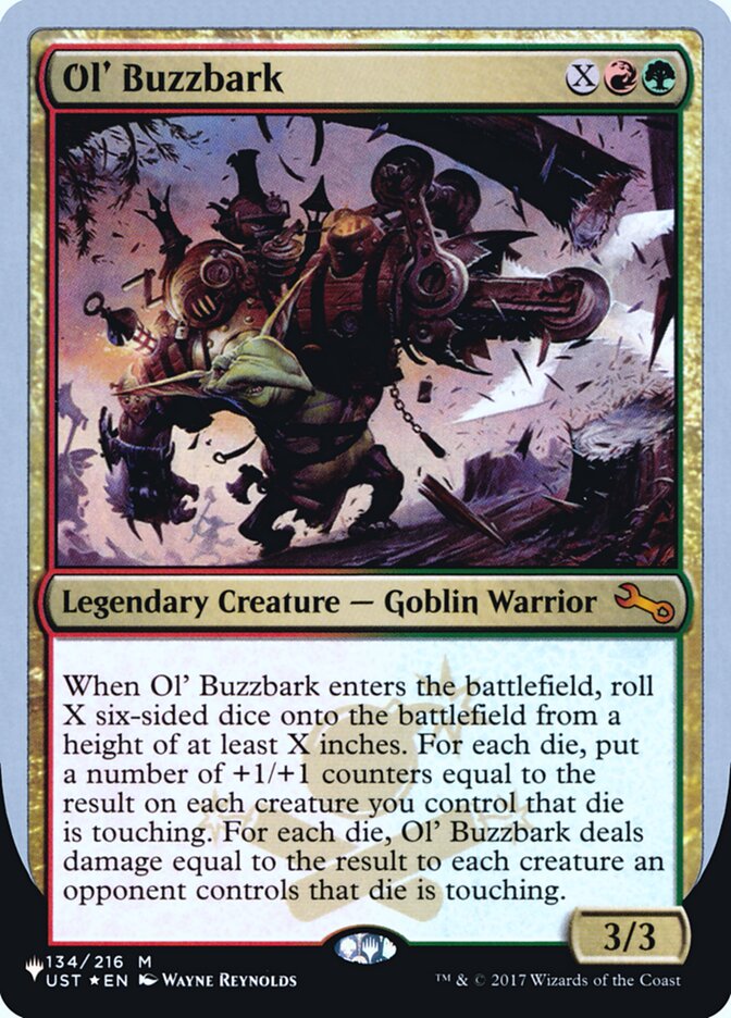 Ol' Buzzbark (Unfinity Foil Edition) [The List] | KingTCG.ca