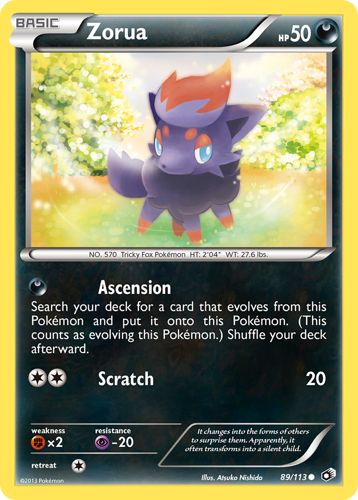 Zorua (89/113) [Black & White: Legendary Treasures] | KingTCG.ca