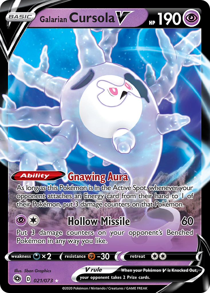 Galarian Cursola V (21/073) [Sword & Shield: Champion's Path] | KingTCG.ca