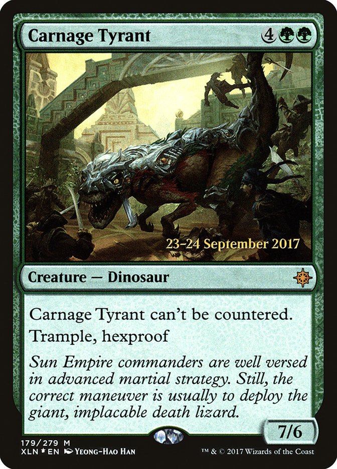 Carnage Tyrant [Ixalan Promos] | KingTCG.ca