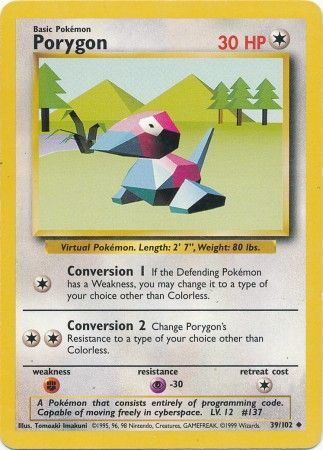 Porygon (39/102) [Base Set] | KingTCG.ca