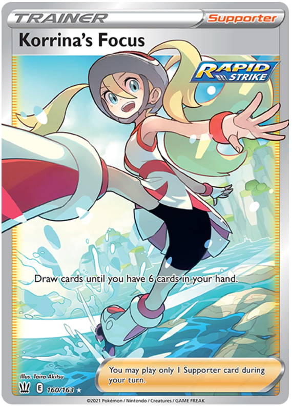 Korrina’s Focus (160/163) [Sword & Shield: Battle Styles] | KingTCG.ca