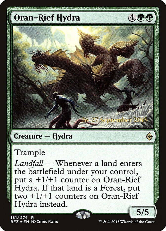 Oran-Rief Hydra (Prerelease Promo) [Battle for Zendikar Prerelease Promos] | KingTCG.ca