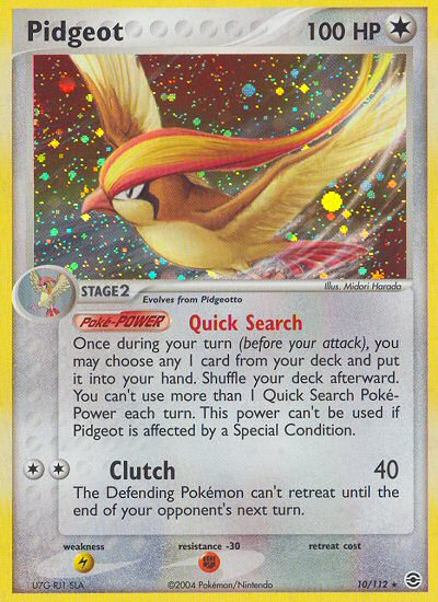 Pidgeot (10/112) [EX: FireRed & LeafGreen] | KingTCG.ca