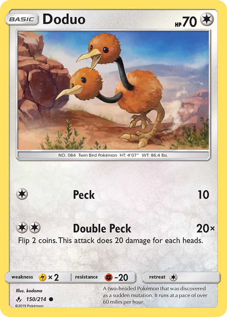 Doduo (150/214) [Sun & Moon: Unbroken Bonds] | KingTCG.ca