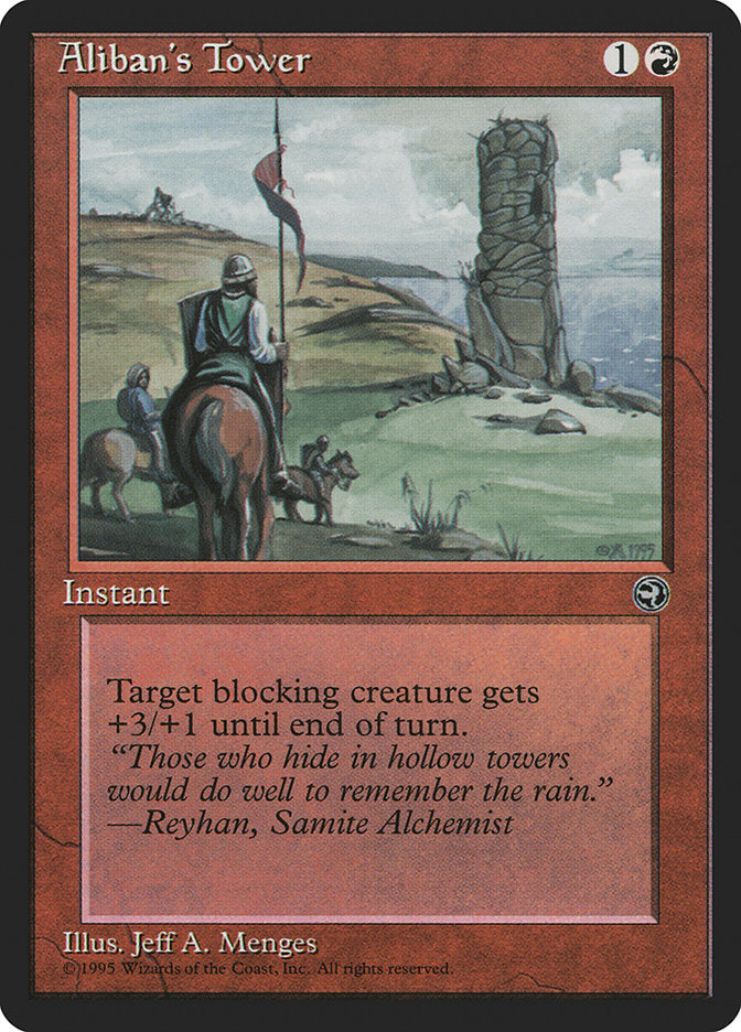 Aliban's Tower (Reyhan Flavor Text) [Homelands] | KingTCG.ca