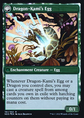 The Dragon-Kami Reborn // Dragon-Kami's Egg [Kamigawa: Neon Dynasty Prerelease Promos] | KingTCG.ca