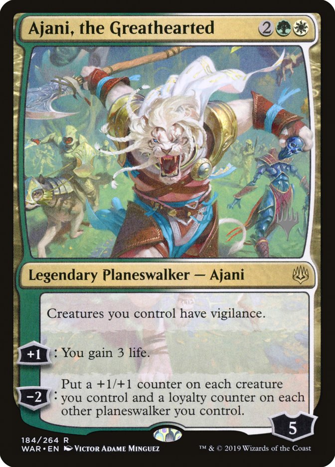 Ajani, the Greathearted [War of the Spark Promos] | KingTCG.ca