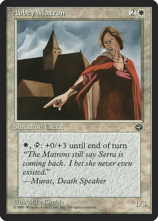 Abbey Matron (Murat Flavor Text) [Homelands] | KingTCG.ca