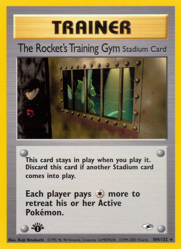 The Rocket's Training Gym (104/132) [Gym Heroes 1st Edition] | KingTCG.ca