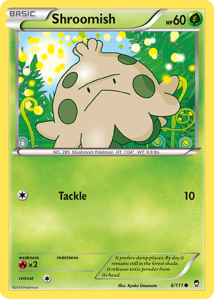 Shroomish (6/111) [XY: Furious Fists] | KingTCG.ca