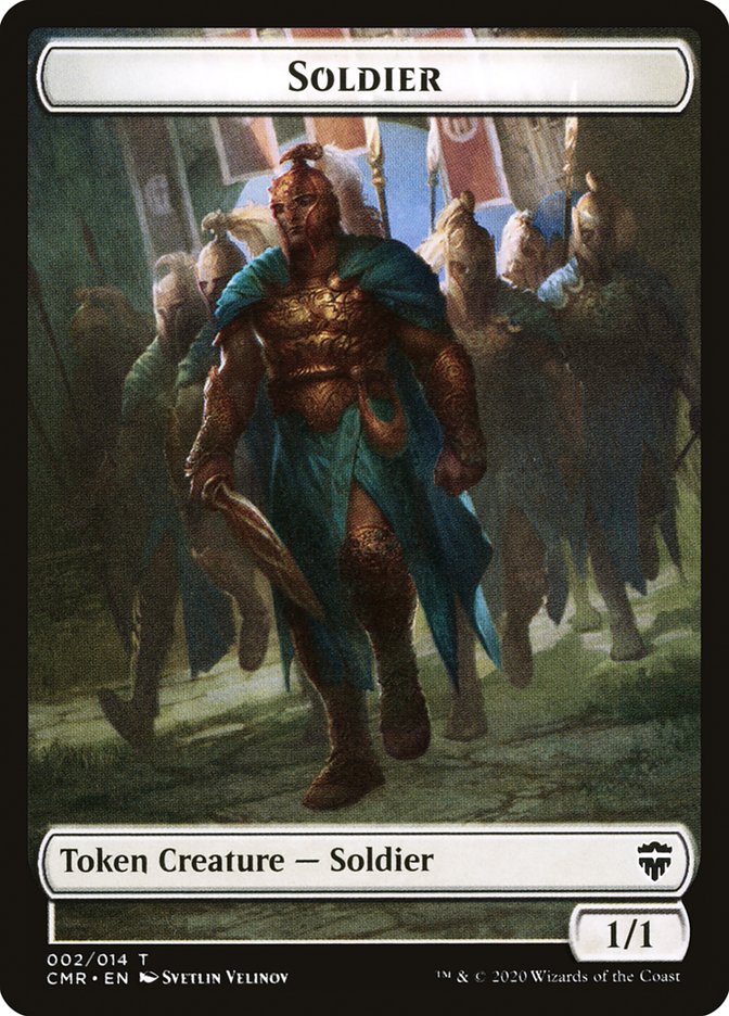 Soldier Token // The Monarch Token [Commander Legends Tokens] | KingTCG.ca