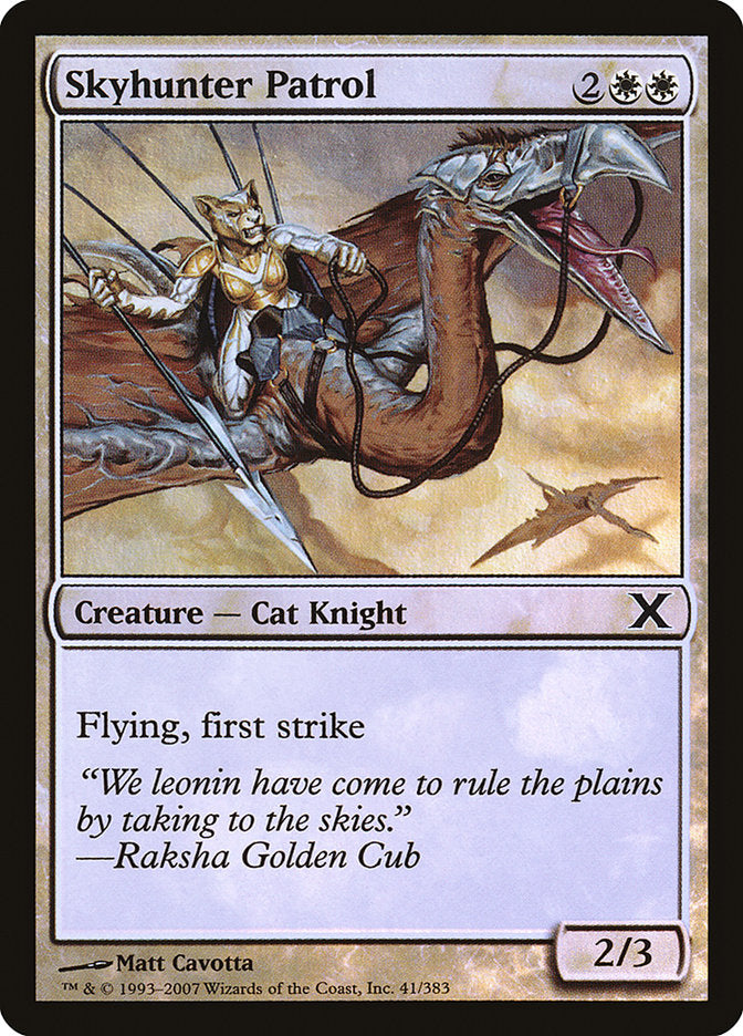 Skyhunter Patrol (Premium Foil) [Tenth Edition] | KingTCG.ca